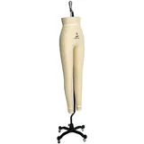 sdneNest Schneiderpuppe, weibliche Beinform mit Ständer, Hosenmodell, Schneiderpuppe, Mode, Studenten, Schaufensterpuppe mit Rädern, weiß, Modell 16