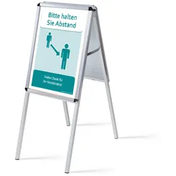 Kundenstopper A2 wetterfest Plakatständer beidseitig Kundenstopper A2 mit Schutzfolien