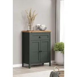 trendteam Stanton 77 x 102 x 39 cm Tannengrün/Evoke Eiche