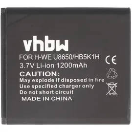 AccuCell Akku passend für Huawei Ideos U8650, C8650, Sonic, HB5K1H