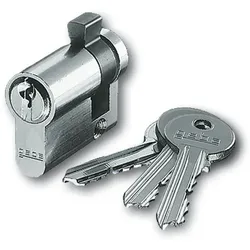 BUSCH JAEGER Schalterserien, Euro-Profilzylinder, Silber, 3 Stück(e), 1 Stück(e)