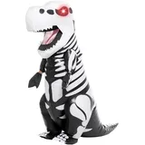 Spooktacular Creations Halloween Aufblasbares Kostüm Skelett Dinosaurier Ganzkörper T-Rex Aufblasbares Kostüm für Kinder