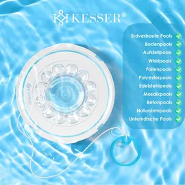 Kesser Poolroboter Aqua-9000 Weiß/Türkis inkl. Transporttasche
