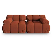 Micadoni Sofa Bellis, modular 2-Sitzer orange