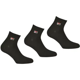 Fila Unisex 3er Pack schwarz 43-46
