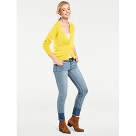 Heine Feinstrickjacke Gelb 40