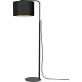 Licht-Erlebnisse Kaja 151cm E27 Schwarz-Gold