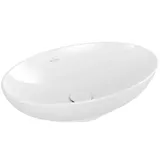 Villeroy & Boch Loop & Friends Waschbecken 56x38 cm oval Aufsatzwaschbecken weiß glanz 4A470001