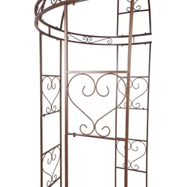 deluke Deko-Pavillon EMMA 1,5 x 1,5 m Rostfarben