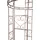 deluke Deko-Pavillon EMMA 1,5 x 1,5 m Rostfarben