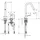 Hansgrohe Citterio M 2-Loch Waschtischarmatur Brushed Nickel