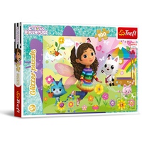 Trefl Glitter Puzzle 100 - Gabby's Dollhouse