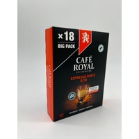 18 Cafe Royal Kapseln für Nespresso Espresso Forte 5,75€/100gr.