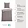 SCHIESSER Wendebettwäsche Sterne Taupe 155 x 220 cm + 80 x 80 cm
