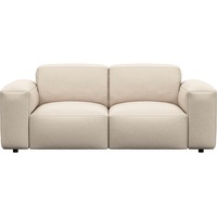 FLEXLUX 2-Sitzer »Lucera Sofa«, modern & anschmiegsam, Kaltschaum, Stahl-Wellenunterfederung weiß