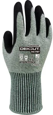 Sicherheitshandschuhe Schnittschutz | DEXCUT | grün | WG-787 | Größe 11 - grün