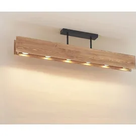 LINDBY Malwin 6-flg. 100 cm Holz dunkel