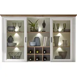 Innostyle Aufsatzschrank Jasmin 166 x 42 x 103 cm Weiß