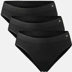NAHTLOSER BAMBUS-BIKINI - 3-Pack - Schwarz - XS/S