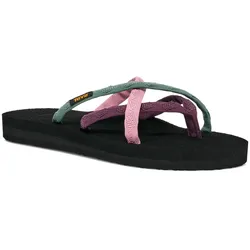 Sandale TEVA "OLOWAHU WOMEN", Gr. 42, lilas multi, Textil, sportlich, Schuhe, schnell trocknend, sehr leicht