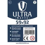 happyshops Shield Sleeves 1027376 - Shield Ultra Matte 4, 100 Super Sleeves für Kartengröße 59 x 92 mm, Spielkarten-Schutzhüllen