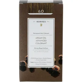 Korres Arganöl Haarcoloration 6.0 dark blonde 145 ml