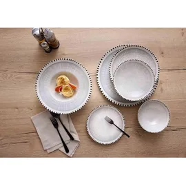 Ritzenhoff & Breker Natura Platzteller 32 cm grau 6er Set