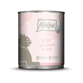 MjAMjAM Kitten saftiges Hühnchen mit Lachsöl 6 x 800 g