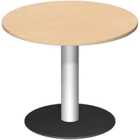 konferenztisch Konferenztisch, rund mit Tellerfuß, ØxH 900 x 720 mm, buche,