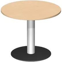 konferenztisch Konferenztisch, rund mit Tellerfuß, ØxH 900 x 720 mm, buche,