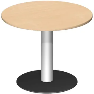 konferenztisch Konferenztisch, rund mit Tellerfuß, ØxH 900 x 720 mm, buche,