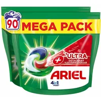 Ariel Wäsche Kapseln 4in1 Pods +Ultra Fleckentferner 90 Stück