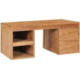 MNISDFL Sofatisch Nachttisch Betttisch Laptoptisch Couchtisch 90×50×40 cm Massivholz Teak Geeignet für Wohnzimmer Schlafzimmer Büro