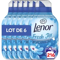 Lenor Weichspüler Frische Luft Morgenfrische 6x36 Wäschen 504 ml