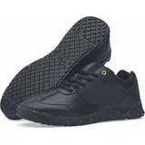 Shoes For Crews Freestyle II ECO, Schuhe Herren nachhaltig, rutschhemmende Laufsohle und Stolperschutz, wasserabweisend, vegan, schwarz Gr. 45 EU