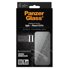 Panzer Glass Ceramic II Displayschutz für iPhone 17/iPhone 16 Pro