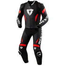 RevIt! Revit Argon 3 perforierte 2-Teiler Motorrad Lederkombi, Größe 48 für Männer