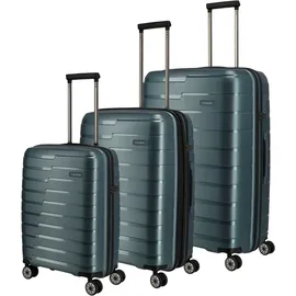 Travelite Air Base Koffer-Set 3-tlg. eisblau/petrol