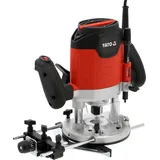 Oberfräse 1400W Drehzahlregelung Holzwerkstoffe 6/8 mm Soft‐Start Staubabsaugung