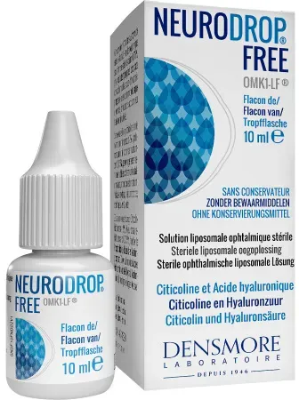 Densmore Neurodrop Free OMK1-LF Citicolin Und Hyaluronsäure Tropfflasche 10ml