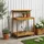 vidaXL Umtopfbank 86,5 x 48,5 x 106 cm Pflanztisch beige/braun