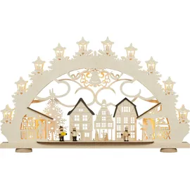 Saico Original Saico, Weihnachtsbeleuchtung, Original 3D Schwibbogen Altstädter Weihnachtsmarkt