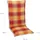 GO-DE Hochlehner-Auflage Classic 120 x 50 x 7 cm, rot kariert