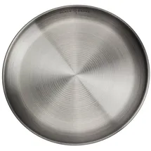 Black Snake Camping-Teller Ø 23 cm Silber 3er Set