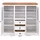 OTTO home Highboard 132 cm Gelb / Weiß