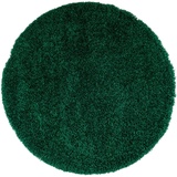 Home Affaire Teppich »Shaggy 30«, rund, Teppich in Uni-Farben, besonders weich und kuschelig, grün