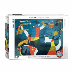 EUROGRAPHICS Puzzle »Schwalbe Liebe von Joan Miró«, 1000 Puzzleteile bunt