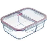 Westmark Glas-Frischhaltedose, mit 2 separaten Fächern, 1380 ml, 234522E1