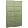 VCM Pisa 100 x 173 x 16 cm Schuhschrank / Grün