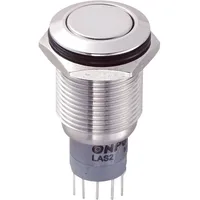 TRU Components 701943 LAS2GQF-22/S/P Vandalismusgeschützter Drucktaster 250 V/AC 3